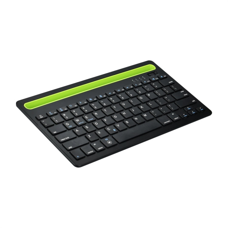 B908 Ultra-slim 78 Keys Bluetooth Wireless Keyboard with Concave Mobile Phone Holder (Black) - Wireless Keyboard by PMC Jewellery | Online Shopping South Africa | PMC Jewellery | Buy Now Pay Later Mobicred