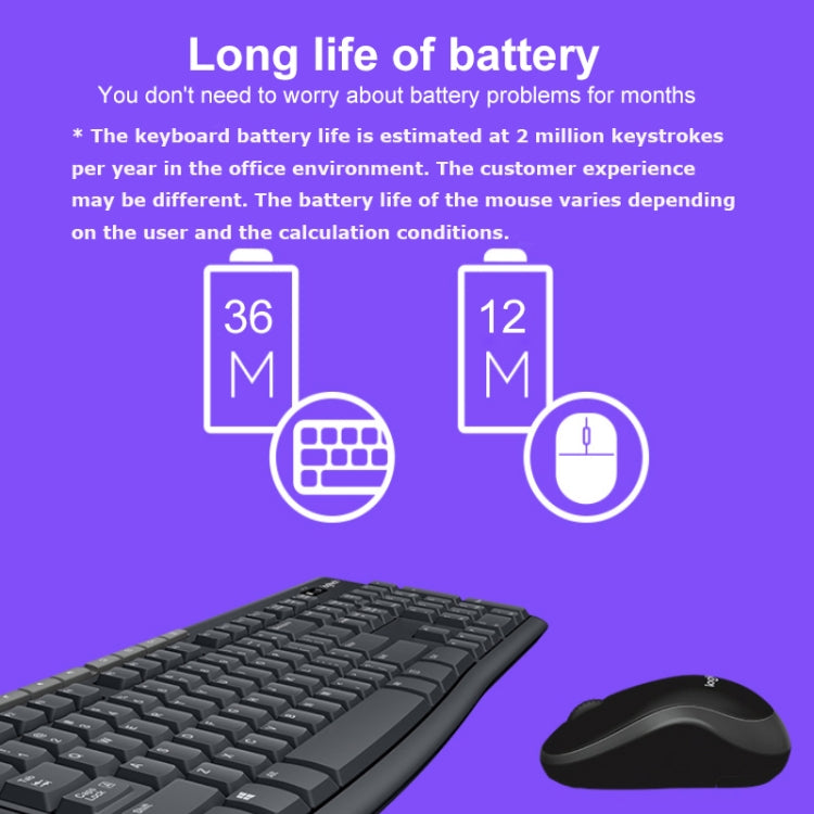 Logitech MK270 2.4GHz Wireless Keyboard + Mouse Set(Black) - free shipping - PMC Jewellery - Order now!