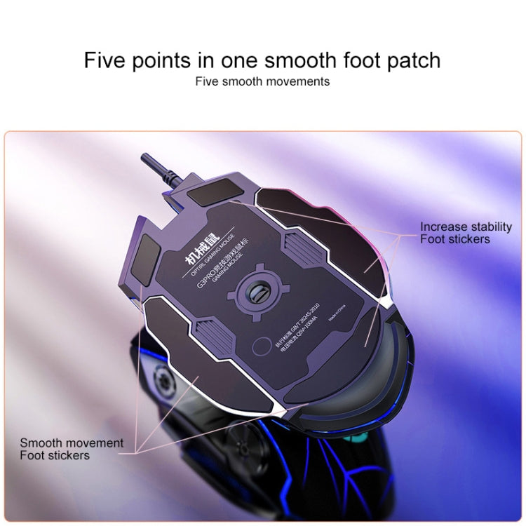 YINDIAO K002 USB Wired Mechanical Feel RGB Backlight Keyboard + Optical Silent Mouse + Headset Set(Black) - free shipping - PMC Jewellery - Order now!