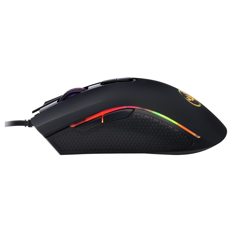 HXSJ A869 Colorful Glowing Wired Game 7-Keys 3200 DPI Adjustable Ergonomics Optical Mouse - Wired Mice by HXSJ | Online Shopping South Africa | PMC TechLife | Buy Now Pay Later Mobicred