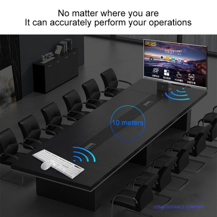 YINDIAO V3 Max Business Office Silent Wireless Keyboard Mouse Set (White) - free shipping - PMC Jewellery - Order now!