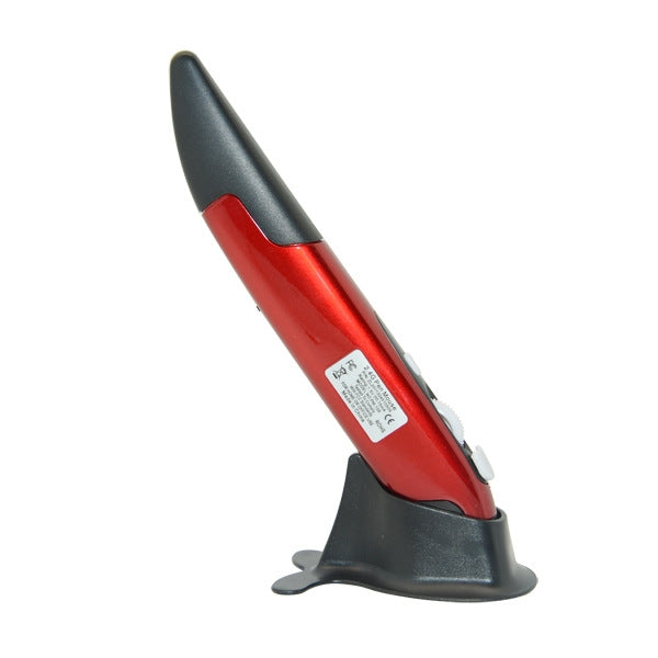 PR-03 2.4G USB Receiver Adjustable 1600 DPI Wireless Optical Pen Mouse for Computer PC Laptop Drawing Teaching (Red) - Wireless Mice by PMC Jewellery | Online Shopping South Africa | PMC Jewellery | Buy Now Pay Later Mobicred