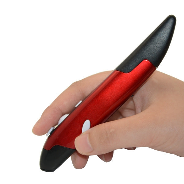 PR-03 2.4G USB Receiver Adjustable 1600 DPI Wireless Optical Pen Mouse for Computer PC Laptop Drawing Teaching (Red) - Wireless Mice by PMC Jewellery | Online Shopping South Africa | PMC Jewellery | Buy Now Pay Later Mobicred