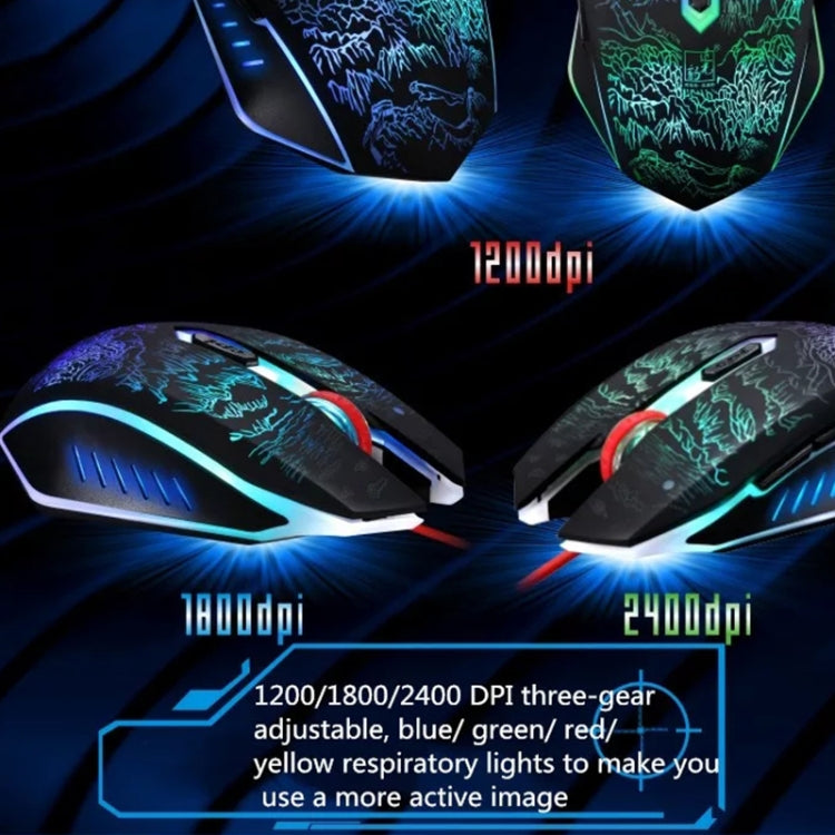 ZGB T9 USB Wired Gaming Backlight Gaming Mouse - Wired Mice by Chasing Leopard | Online Shopping South Africa | PMC TechLife | Buy Now Pay Later Mobicred