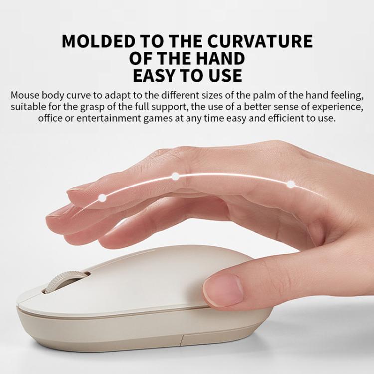 Original Xiaomi 2.4GHz Wireless Keyboard + Mouse Set 2 for Notebook Desktop Laptop(Milk Tea White) - free shipping - PMC TechLife - Order now!