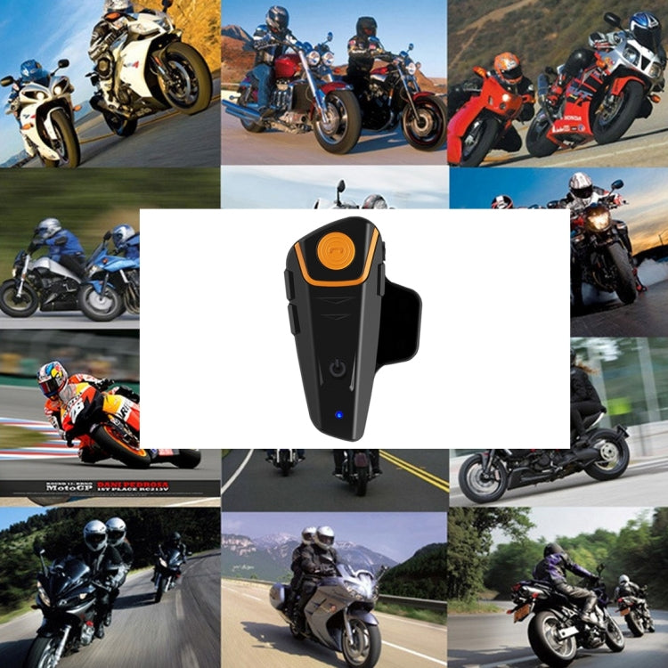 BT-S2 Single 2.4GHz Bluetooth V3.0 Interphone Headsets for Motorcycle Helmet, Auto Answering, Support FM, Intercom Distance up to 1000m - Motorcycle Walkie Talkie by PMC TechLife | Online Shopping South Africa | PMC TechLife | Buy Now Pay Later Mobicred