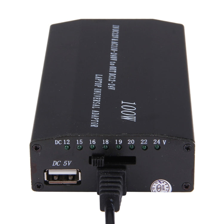 Laptop Notebook Power 100W Universal Charger with Car Charger & AC Power Adapter & 8 Power Adapters & 1 USB Port for Samsung, Sony, Asus, Acer, IBM, HP, DELL, AU Plug - Universal Power Adapter by PMC TechLife | Online Shopping South Africa | PMC TechLife | Buy Now Pay Later Mobicred
