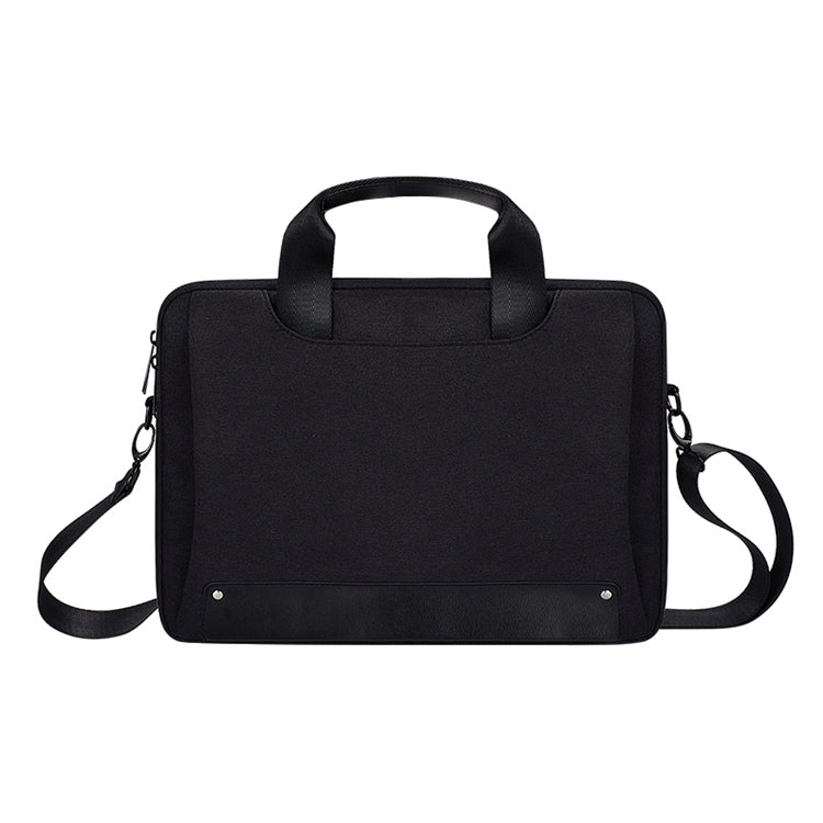 DJ08 Oxford Cloth Waterproof Wear-resistant Laptop Bag for 15.4 inch Laptops, with Concealed Handle & Luggage Tie Rod & Adjustable Shoulder Strap(Black) - free shipping - PMC Jewellery - Order now!