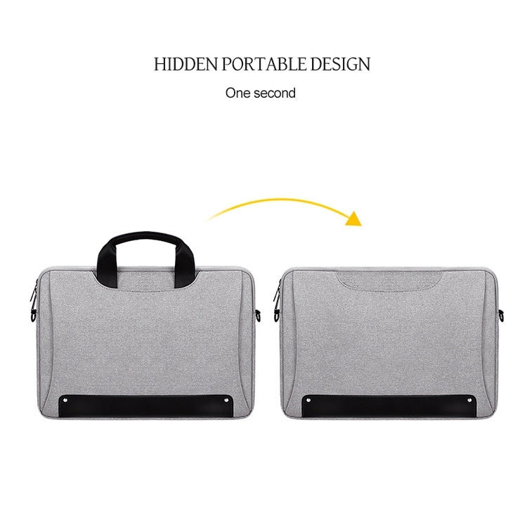 DJ08 Oxford Cloth Waterproof Wear-resistant Laptop Bag for 15.4 inch Laptops, with Concealed Handle & Luggage Tie Rod & Adjustable Shoulder Strap(Black) - free shipping - PMC Jewellery - Order now!