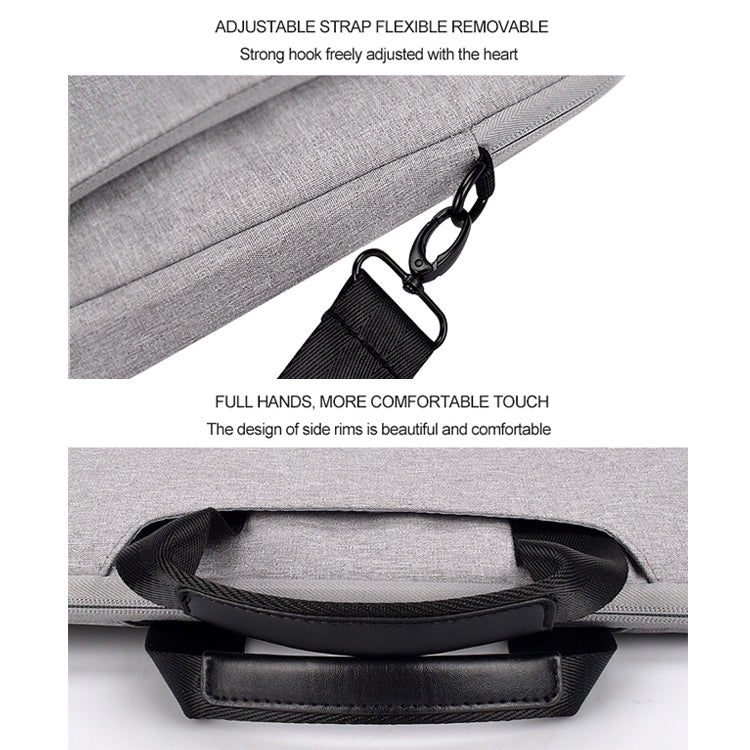 DJ08 Oxford Cloth Waterproof Wear-resistant Laptop Bag for 15.4 inch Laptops, with Concealed Handle & Luggage Tie Rod & Adjustable Shoulder Strap(Black) - free shipping - PMC Jewellery - Order now!