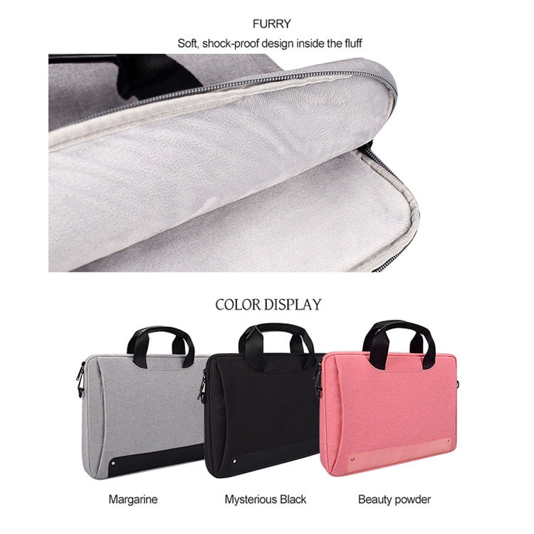DJ08 Oxford Cloth Waterproof Wear-resistant Laptop Bag for 15.4 inch Laptops, with Concealed Handle & Luggage Tie Rod & Adjustable Shoulder Strap(Black) - free shipping - PMC Jewellery - Order now!