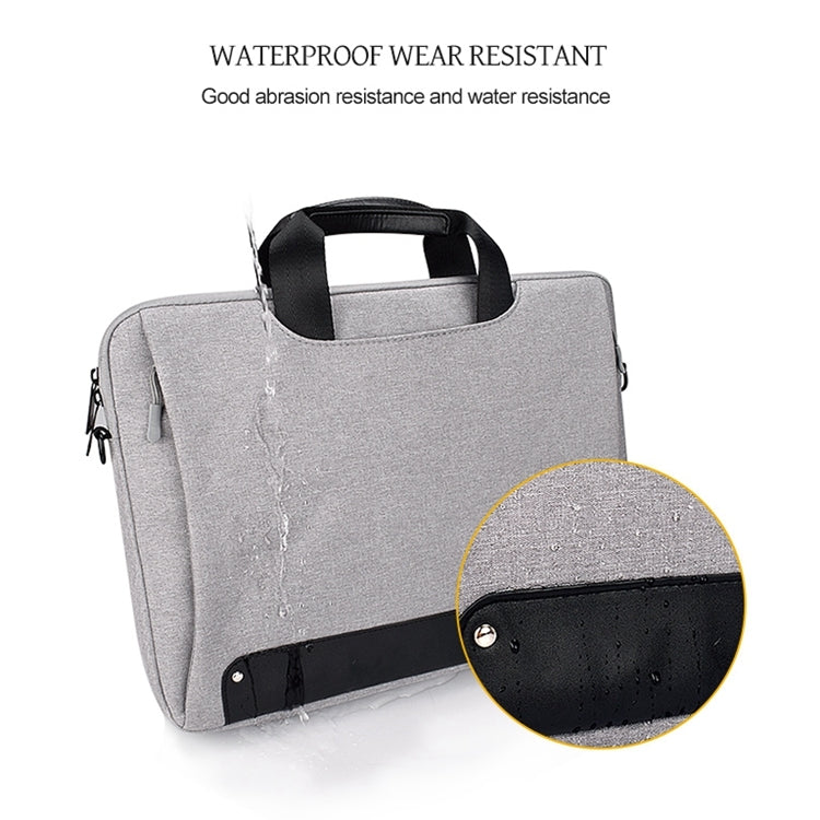 DJ08 Oxford Cloth Waterproof Wear-resistant Laptop Bag for 15.4 inch Laptops, with Concealed Handle & Luggage Tie Rod & Adjustable Shoulder Strap(Black) - free shipping - PMC Jewellery - Order now!