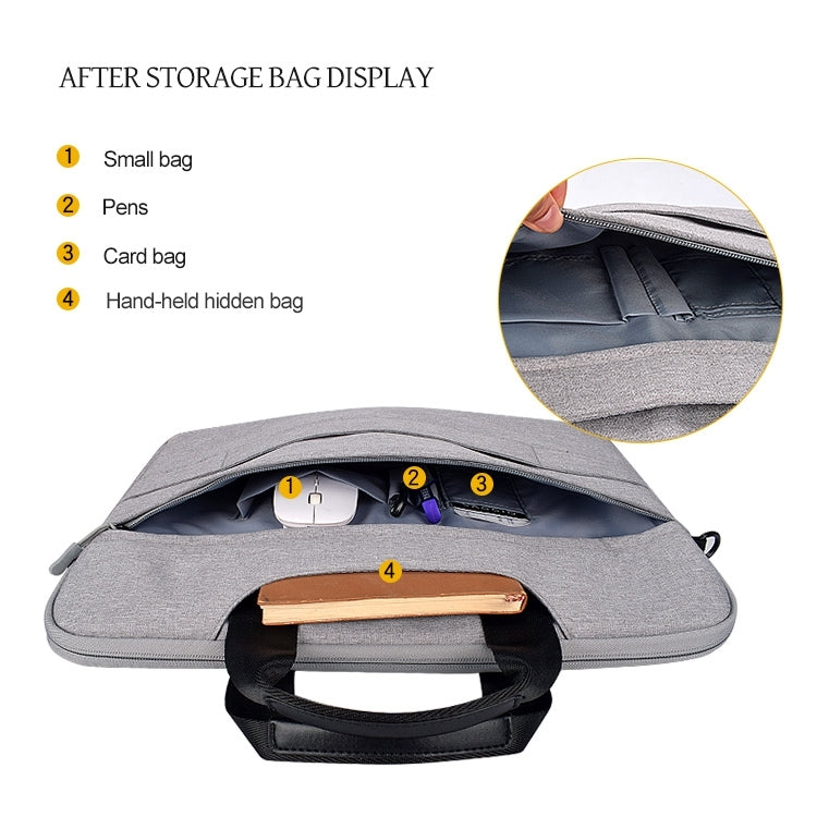 DJ08 Oxford Cloth Waterproof Wear-resistant Laptop Bag for 15.4 inch Laptops, with Concealed Handle & Luggage Tie Rod & Adjustable Shoulder Strap(Black) - free shipping - PMC Jewellery - Order now!