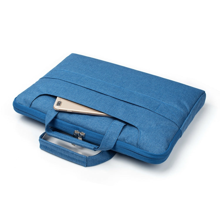 Portable One Shoulder Handheld Zipper Laptop Bag, For 13.3 inch and Below Macbook, Samsung, Lenovo, Sony, DELL Alienware, CHUWI, ASUS, HP(Blue) - free shipping - PMC TechLife - Order now!