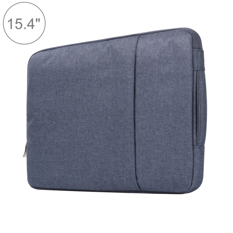 15.4 inch Universal Fashion Soft Laptop Denim Bags Portable Zipper Notebook Laptop Case Pouch for MacBook Air / Pro, Lenovo and other Laptops, Size: 39.2x28.5x2cm (Dark Blue) - 15 inch by PMC TechLife | Online Shopping South Africa | PMC TechLife | Buy Now Pay Later Mobicred