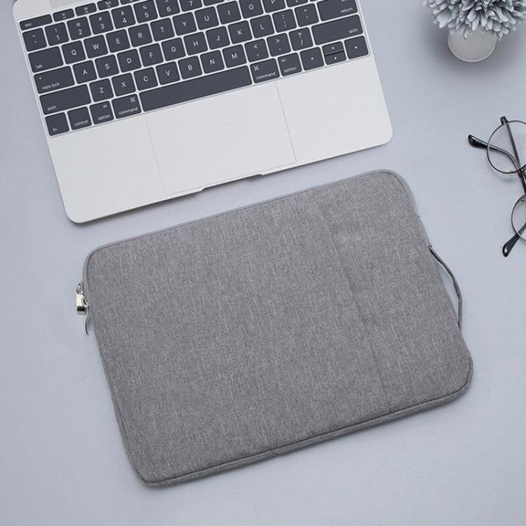 15.4 inch Universal Fashion Soft Laptop Denim Bags Portable Zipper Notebook Laptop Case Pouch for MacBook Air / Pro, Lenovo and other Laptops, Size: 39.2x28.5x2cm (Grey) - 15 inch by PMC TechLife | Online Shopping South Africa | PMC TechLife | Buy Now Pay Later Mobicred