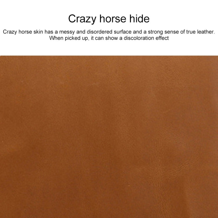 Universal Genuine Leather Business Zipper Laptop Tablet Bag For 15 inch and Below(Brown) - 15 inch by PMC TechLife | Online Shopping South Africa | PMC TechLife | Buy Now Pay Later Mobicred