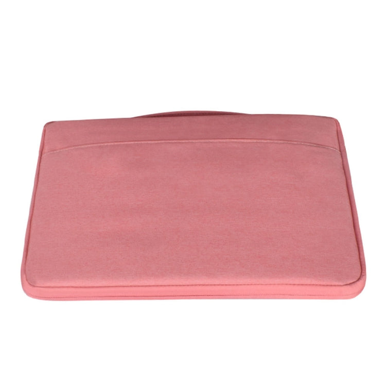13.3 inch Fashion Casual Polyester + Nylon Laptop Handbag Briefcase Notebook Cover Case, For Macbook, Samsung, Lenovo, Xiaomi, Sony, DELL, CHUWI, ASUS, HP (Pink) - free shipping - PMC Jewellery - Order now!
