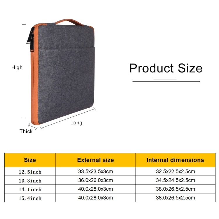 13.3 inch Fashion Casual Polyester + Nylon Laptop Handbag Briefcase Notebook Cover Case, For Macbook, Samsung, Lenovo, Xiaomi, Sony, DELL, CHUWI, ASUS, HP (Pink) - free shipping - PMC Jewellery - Order now!
