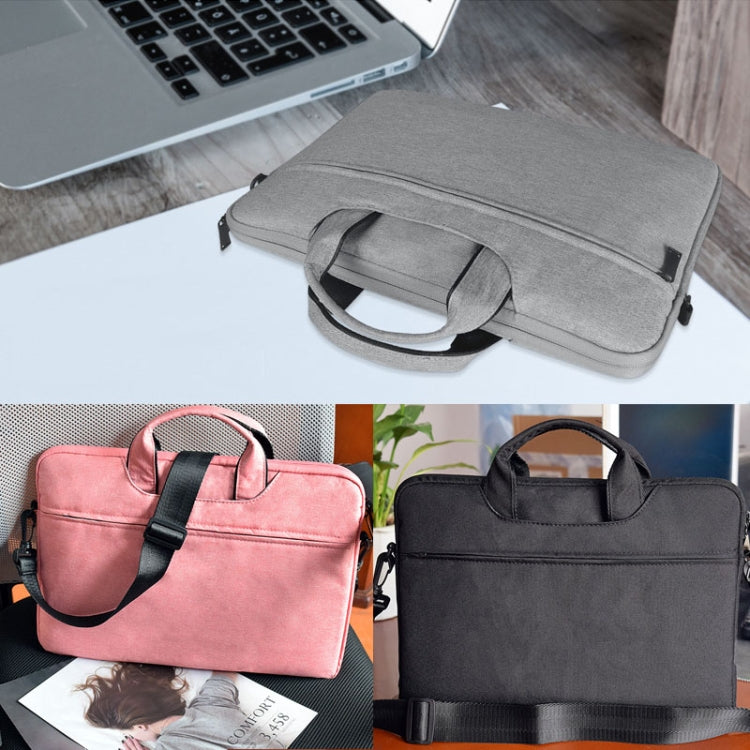 ST01S Waterproof Oxford Cloth Hidden Portable Strap One-shoulder Handbag for 13.3 inch Laptops(Black) - free shipping - PMC Jewellery - Order now!