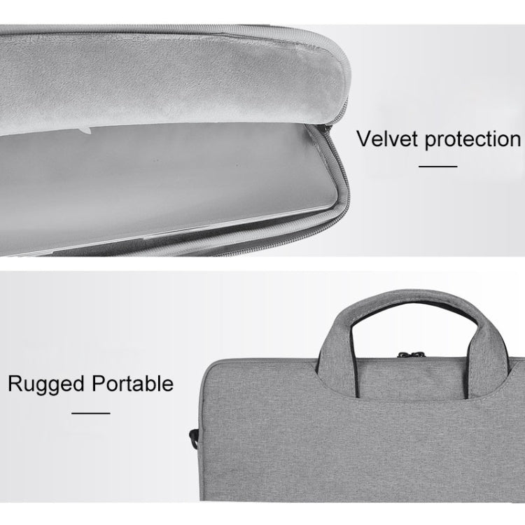 ST01S Water-resistant Oxford Cloth Hidden Portable Strap One-shoulder Handbag for 15.6 inch Laptops(Pink) - 14.1 inch by PMC Jewellery | Online Shopping South Africa | PMC Jewellery | Buy Now Pay Later Mobicred