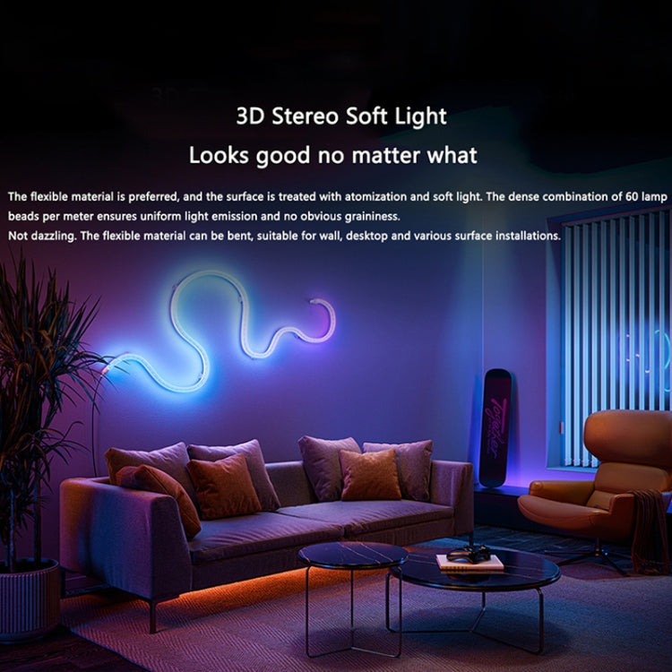 Xiaomi Mijia 2m Synchronized RGB Ambient Light Strip, US Plug - free shipping - PMc TechLife - Order now!