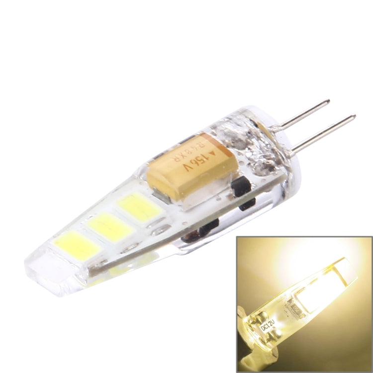 G4 2W 100LM Corn Light Bulb, 6 LED SMD 5730 Silicone, DC 12V(White Light) - LED Blubs & Tubes by PMc TechLife | Online Shopping South Africa | PMc TechLife | Buy Now Pay Later Mobicred