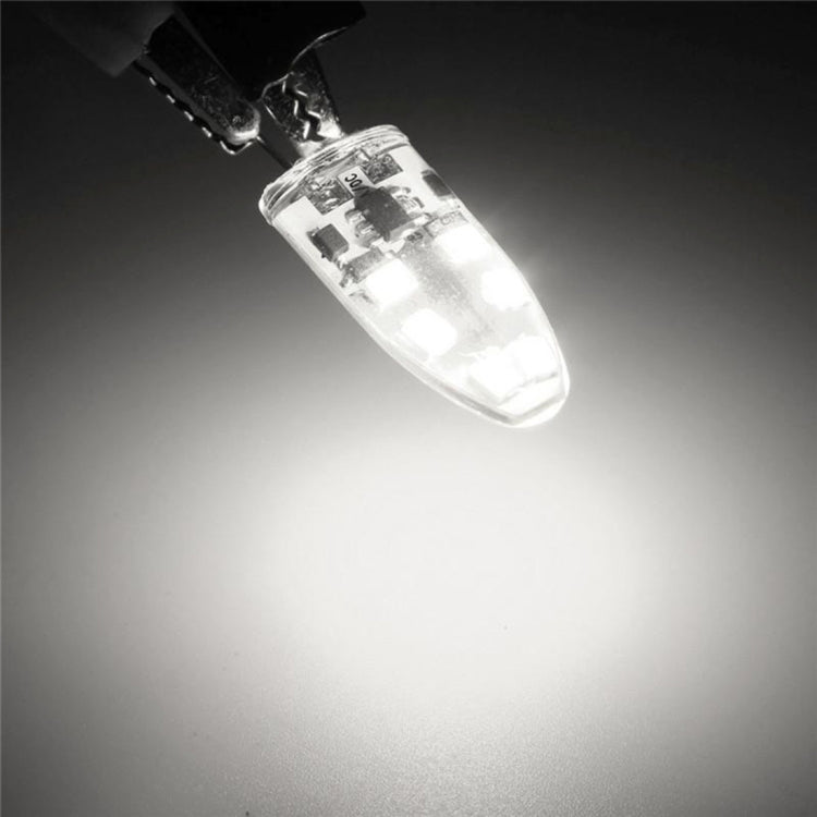 G4 2W 180LM Corn Light Bulb, 12 LED SMD 2835 Silicone, DC 12V, Small Size: 4.1x1x1cm(White Light) - LED Blubs & Tubes by PMc TechLife | Online Shopping South Africa | PMc TechLife | Buy Now Pay Later Mobicred