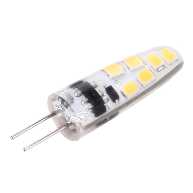 G4 2W 180LM Corn Light Bulb, 12 LED SMD 2835 Silicone, DC 12V, Small Size: 4.1x1x1cm(Warm White) - LED Blubs & Tubes by PMc TechLife | Online Shopping South Africa | PMc TechLife | Buy Now Pay Later Mobicred