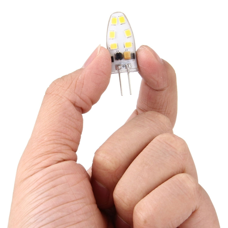 G4 2W 180LM Corn Light Bulb, 12 LED SMD 2835 Silicone, DC 12V, Big Size: 3.9x1.4x0.9cm(Warm White) - LED Blubs & Tubes by PMc TechLife | Online Shopping South Africa | PMc TechLife | Buy Now Pay Later Mobicred