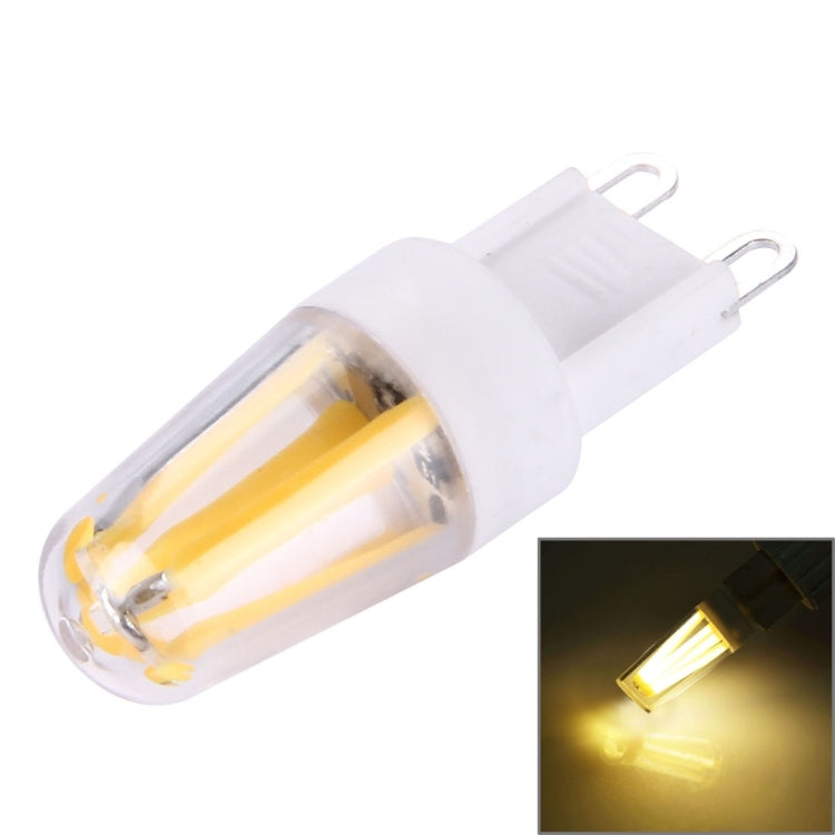 2W Filament Light Bulb , G9 PC Material Dimmable 4 LED for Halls, AC 220-240V(Warm White) - LED Blubs & Tubes by PMc TechLife | Online Shopping South Africa | PMc TechLife | Buy Now Pay Later Mobicred
