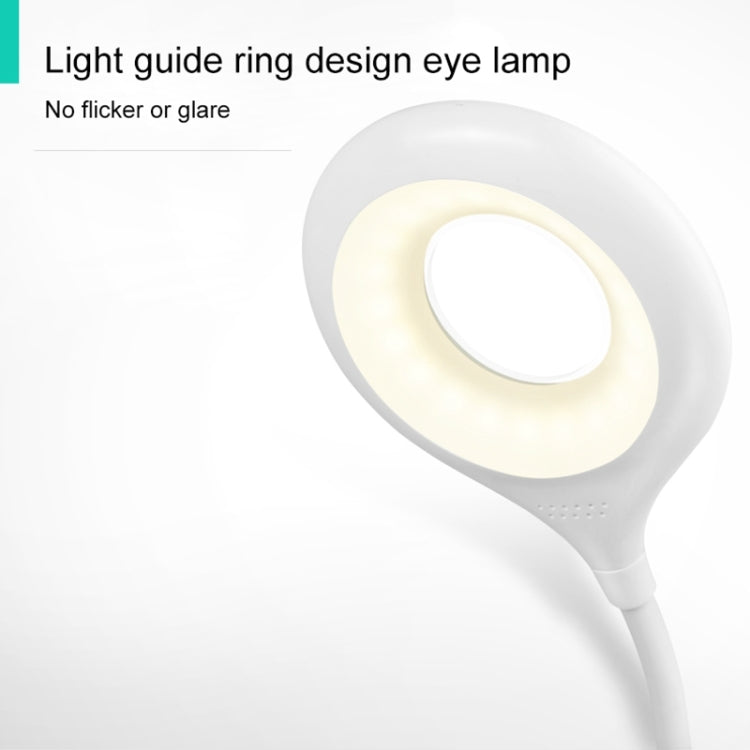 TGX-772 3-grade Brightness Touch Dimmer LED Desk Lamp, 28 LEDs Flexible Goose Neck Hollow Ring Design Eye Protection Light with Pen Holder / Small Night Light Function - Desk Lamps by PMC TechLife | Online Shopping South Africa | PMC TechLife | Buy Now Pay Later Mobicred