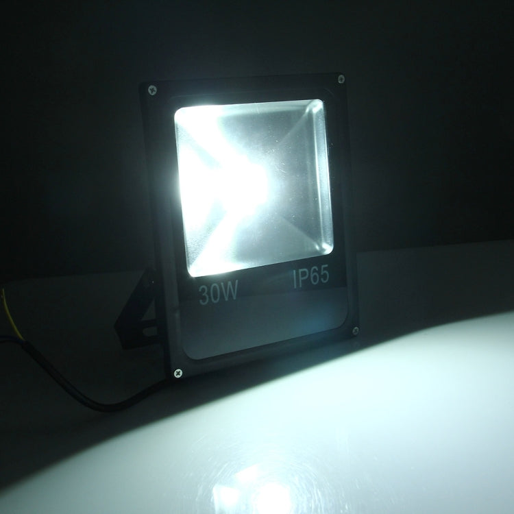 30W IP65 Waterproof White Light LED Floodlight, 2700LM Lamp, AC 85-265V - Floodlights by PMC Jewellery | Online Shopping South Africa | PMC Jewellery | Buy Now Pay Later Mobicred