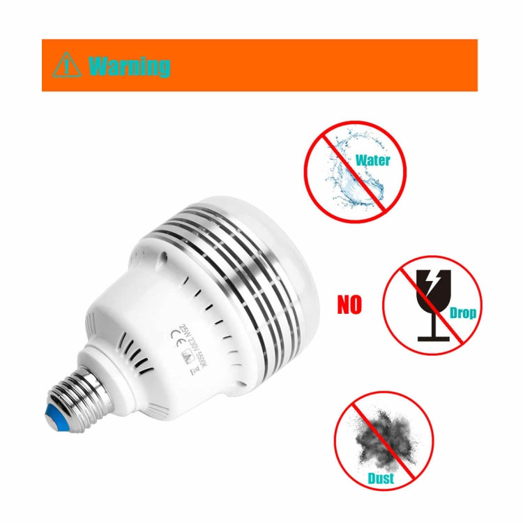 MANTOO PGL25 25W 120V 5500K 2990LM LED Light Bulb for Photography Lighting - free shipping - PMc TechLife - Order now!