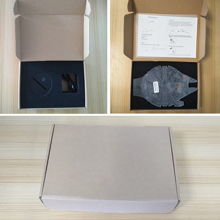 Ice Hockey Shape 3D Colorful LED Vision Light Table Lamp, Crack Remote Control Version - Novelty Lighting by PMC TechLife | Online Shopping South Africa | PMC TechLife | Buy Now Pay Later Mobicred