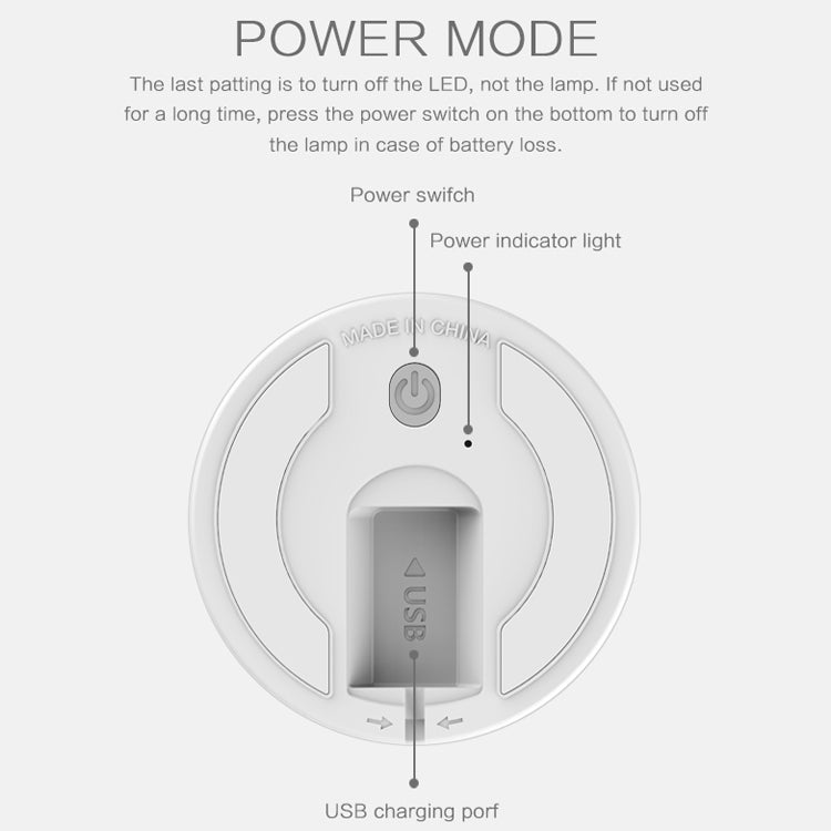 Happy Rabbit Creative Touch 3D LED Decorative Night Light, USB Charging Version (Pink) - Night Lights by PMc TechLife | Online Shopping South Africa | PMc TechLife | Buy Now Pay Later Mobicred