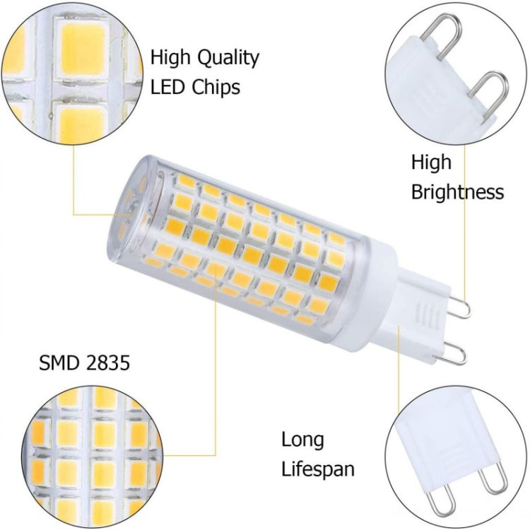 G9 102 LEDs SMD 2835 2800-3200K LED Corn Light, AC 220V (Warm White) - LED Blubs & Tubes by PMc TechLife | Online Shopping South Africa | PMc TechLife | Buy Now Pay Later Mobicred