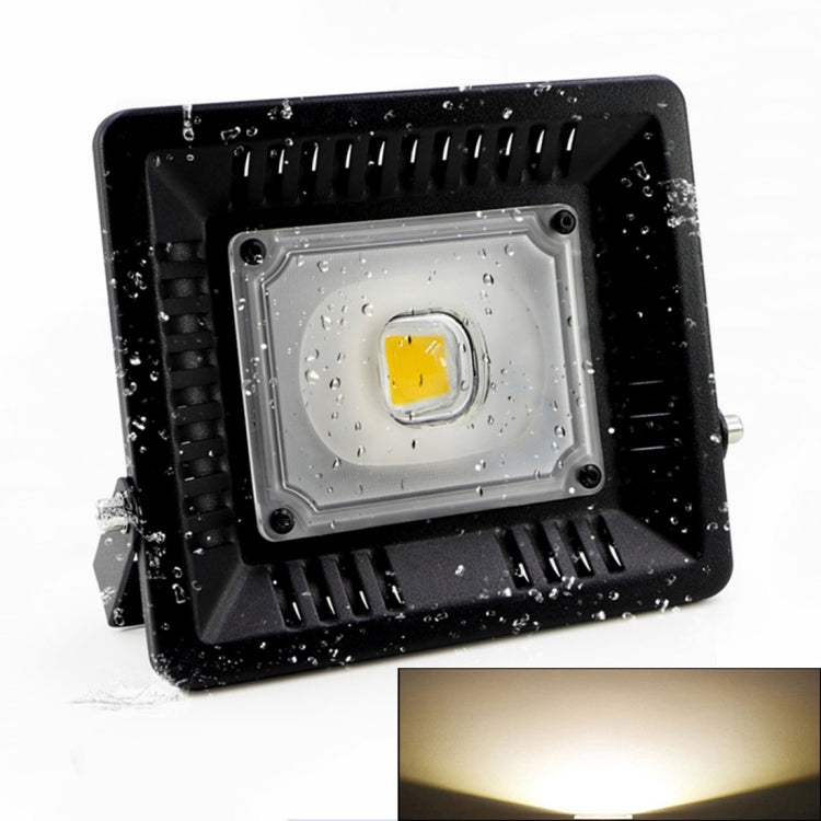30W Waterproof 3000K Warm White Light LED Floodlight Lamp, Luminous Flux: > 2400LM, PF > 0.9, RA > 80, AC 90-140V - Floodlights by PMC Jewellery | Online Shopping South Africa | PMC Jewellery | Buy Now Pay Later Mobicred