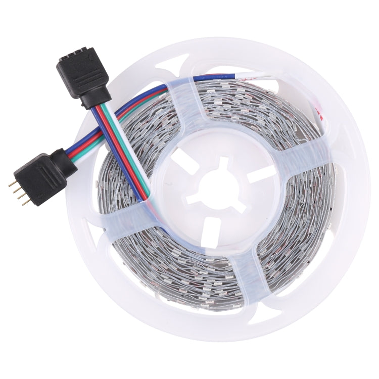 Bare Board 2835 SMD RGB LED Rope Light, 60 LED/m, Length: 5m, 12V 2A 100-240V, with 44-key Remote Control (UK Plug) - Bare Board Light by PMC TechLife | Online Shopping South Africa | PMC TechLife | Buy Now Pay Later Mobicred