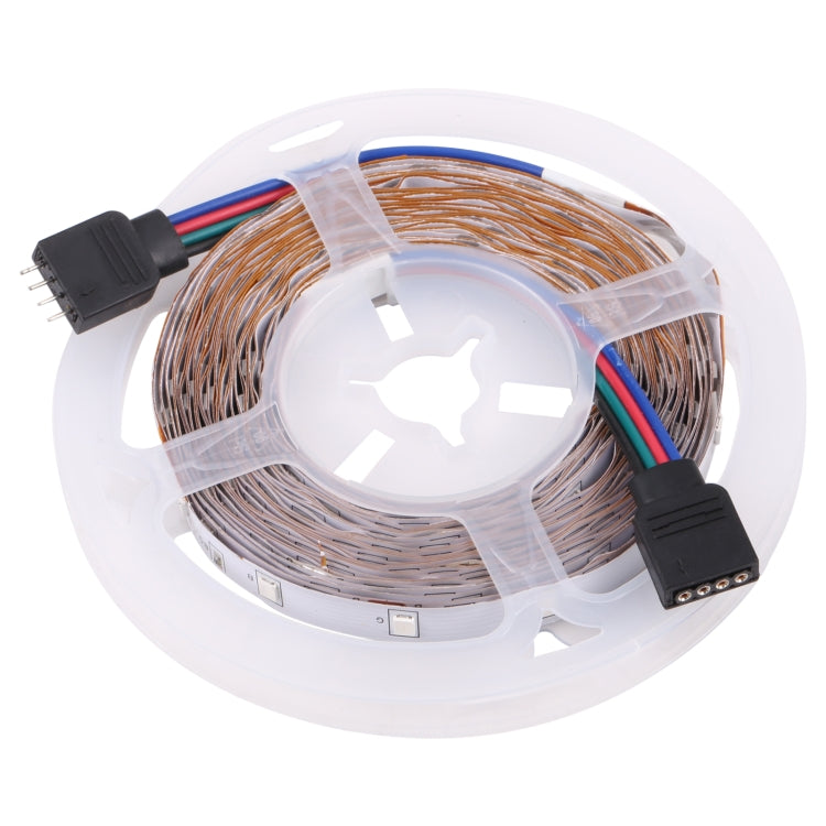Bare Board 2835 SMD RGB LED Rope Light, 60 LED/m, Length: 5m, 12V 2A 100-240V, with 24-key Remote Control(AU Plug) - Bare Board Light by PMC TechLife | Online Shopping South Africa | PMC TechLife | Buy Now Pay Later Mobicred