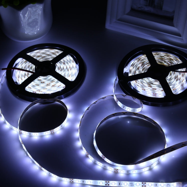 2pcs Bare Board 2835 SMD Dimmable White Light / Warm Light LED Rope Light, 60 LED/m, Length: 5m, 12V 2A 100-240V(UK Plug) - Bare Board Light by PMC TechLife | Online Shopping South Africa | PMC TechLife | Buy Now Pay Later Mobicred