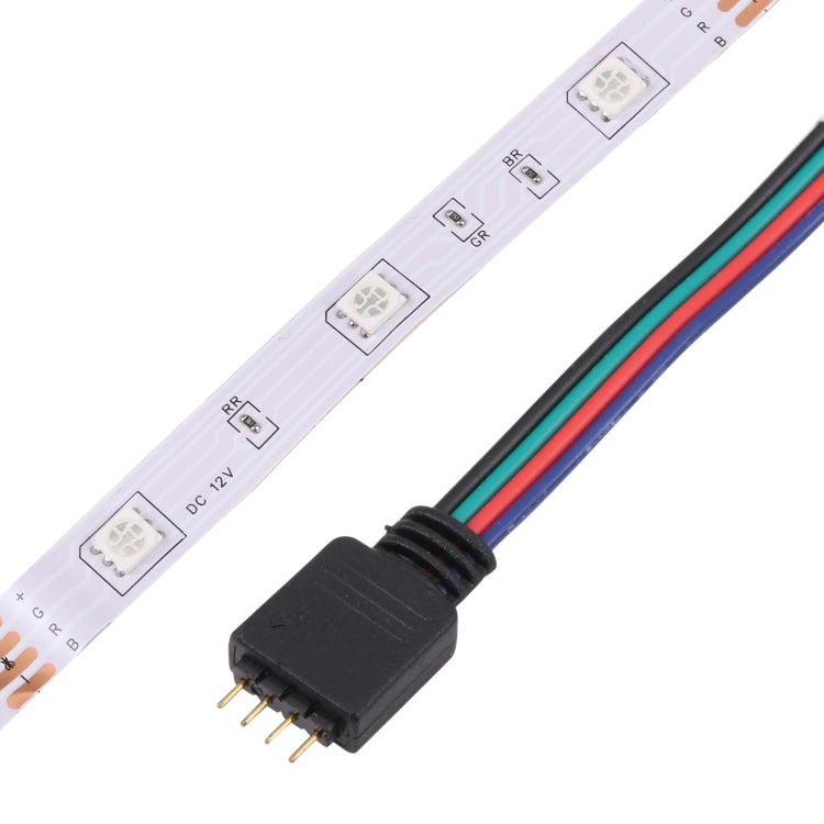 2pcs Bare Board 5050 SMD RGB LED Rope Light, 30 LED/m, Length: 5m, 12V 2A 100-240V, with 24 Keys Doodle Controller (UK Plug) - Bare Board Light by PMC TechLife | Online Shopping South Africa | PMC TechLife | Buy Now Pay Later Mobicred