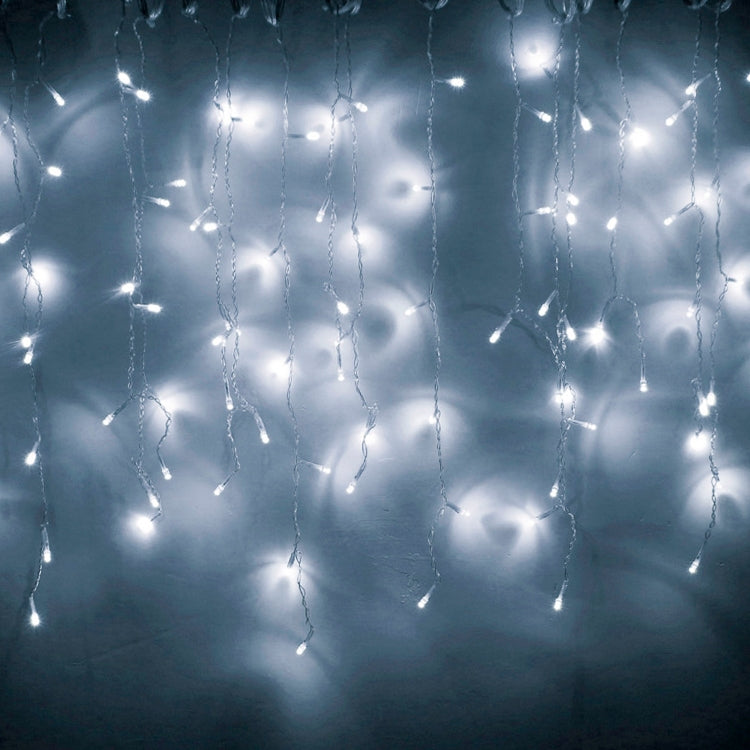 UL588 10m IP43 Waterproof LED Curtain Light, 100 LEDs Fairy String Decorative Light with End Joint & 8 Model Functions, US Plug (White Light) - Holiday Lights by PMc TechLife | Online Shopping South Africa | PMc TechLife | Buy Now Pay Later Mobicred
