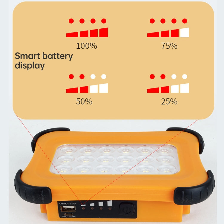 50W 32 LEDs Solar Portable Camping Light Magnetic Lighting Emergency Light with Four Levels of Brightness & Power Bank & Battery Indicator - Camping Lighting by PMc TechLife | Online Shopping South Africa | PMc TechLife | Buy Now Pay Later Mobicred