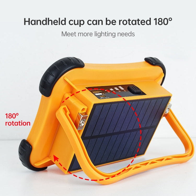 50W 32 LEDs Solar Portable Camping Light Magnetic Lighting Emergency Light with Four Levels of Brightness & Power Bank & Battery Indicator - Camping Lighting by PMc TechLife | Online Shopping South Africa | PMc TechLife | Buy Now Pay Later Mobicred
