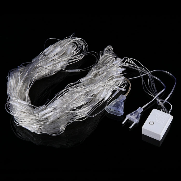 3m(Length) x 2m(Height)  LED Decoration Light, 200 LEDs Reticular String Light with End Joint & Multi-function Controller, EU Plug, AC 220V - Holiday Lights by PMc TechLife | Online Shopping South Africa | PMc TechLife | Buy Now Pay Later Mobicred
