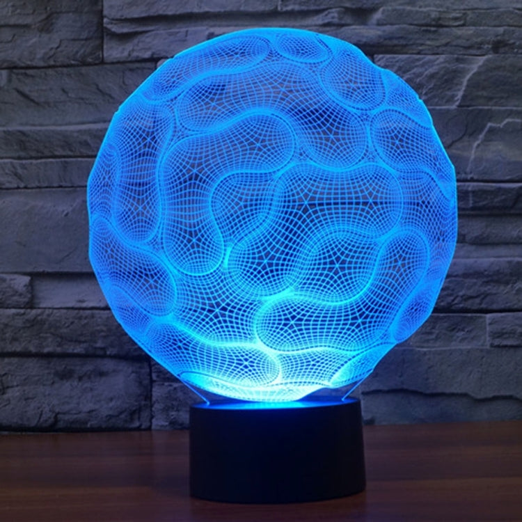 Brain Style 3D Touch Switch Control LED Light , 7 Color Discoloration Creative Visual Stereo Lamp Desk Lamp Night Light - Novelty Lighting by PMC TechLife | Online Shopping South Africa | PMC TechLife