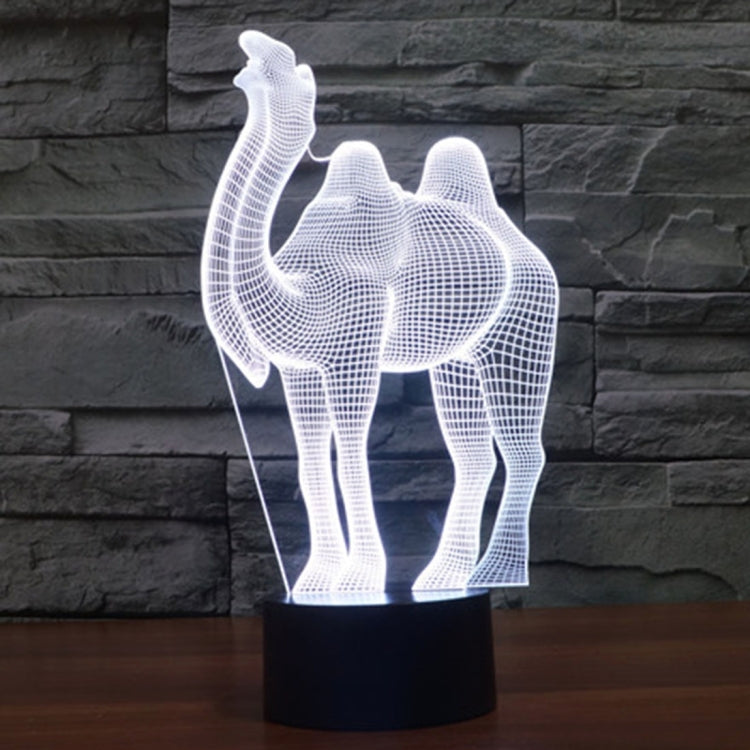 Camel Style 3D Touch Switch Control LED Light , 7 Color Discoloration Creative Visual Stereo Lamp Desk Lamp Night Light - Novelty Lighting by PMC TechLife | Online Shopping South Africa | PMC TechLife | Buy Now Pay Later Mobicred