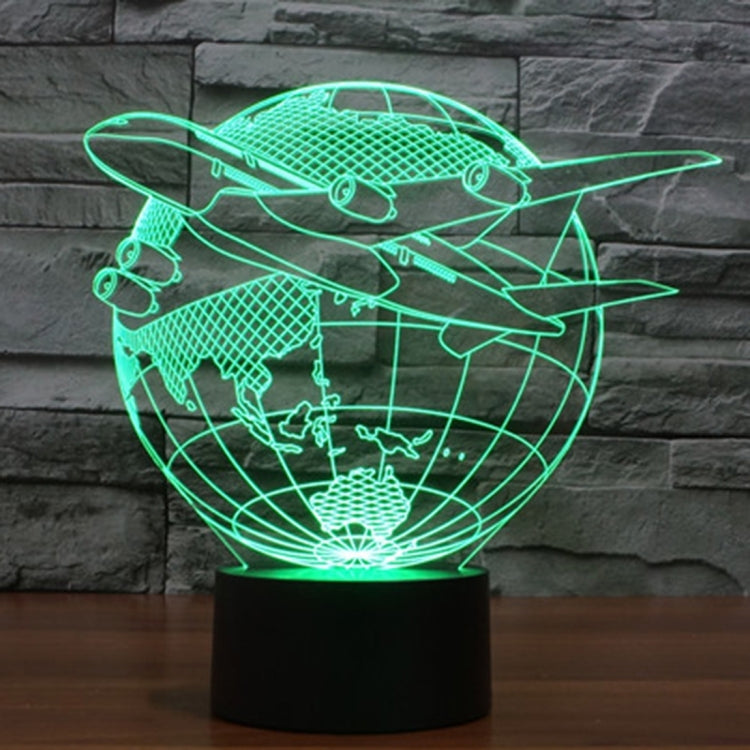 Fly out of Asia Style 3D Touch Switch Control LED Light , 7 Colour Discoloration Creative Visual Stereo Lamp Desk Lamp Night Light - Novelty Lighting by PMC TechLife | Online Shopping South Africa | PMC TechLife | Buy Now Pay Later Mobicred