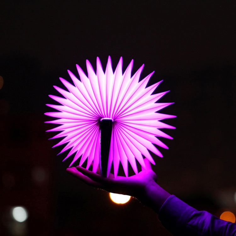 Foldable Pages Colorful Dimming Book Shape LED Light , Creative Portable USB Charging Semicircle Night Light with Remote Control(Blue) - Night Lights by PMc TechLife | Online Shopping South Africa | PMc TechLife | Buy Now Pay Later Mobicred